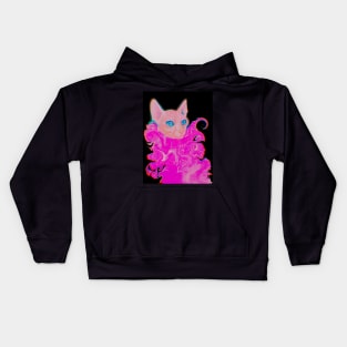 Psyche the cat Kids Hoodie